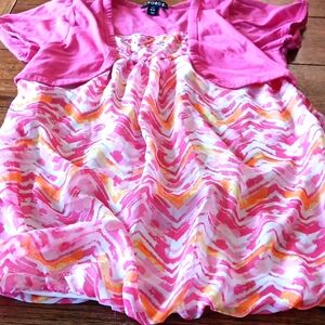 George Pink and Orange Shirt